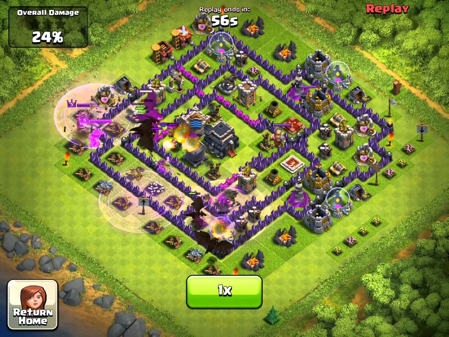 5 Jenis Fungsi Spell Factory Game C.O.C Clash of Clans  