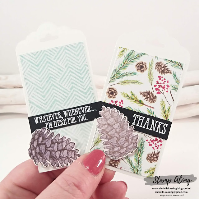 Stampin' Up! Painted Seasons bundle, labels, bloghop Creatieve Harten