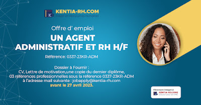 UN AGENT ADMINISTRATIF ET EH H/F