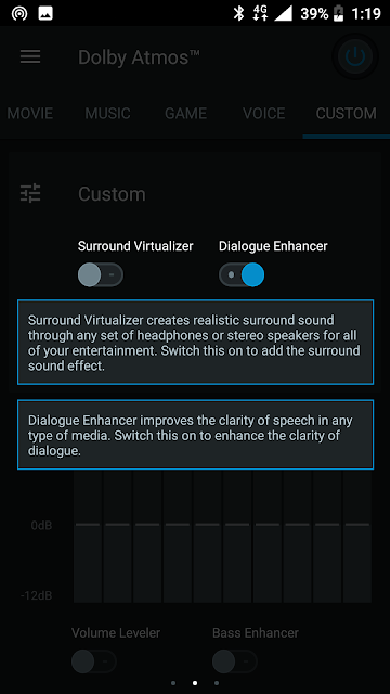 Dolby Atmos Surround sound