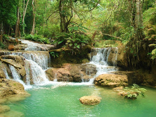 Travel Trip Journey: Kouang Si Waterfalls, Laos