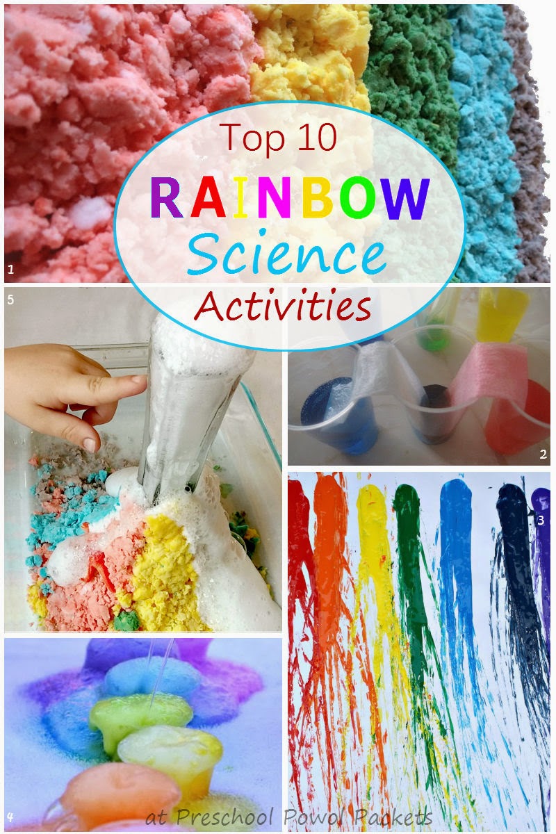 Top 10 Rainbow Science Experiments Activities! | Preschool ...