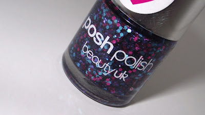 Beauty UK Posh Polish Intense Glitter Nail Varnish Review - 18 Pinkabloo