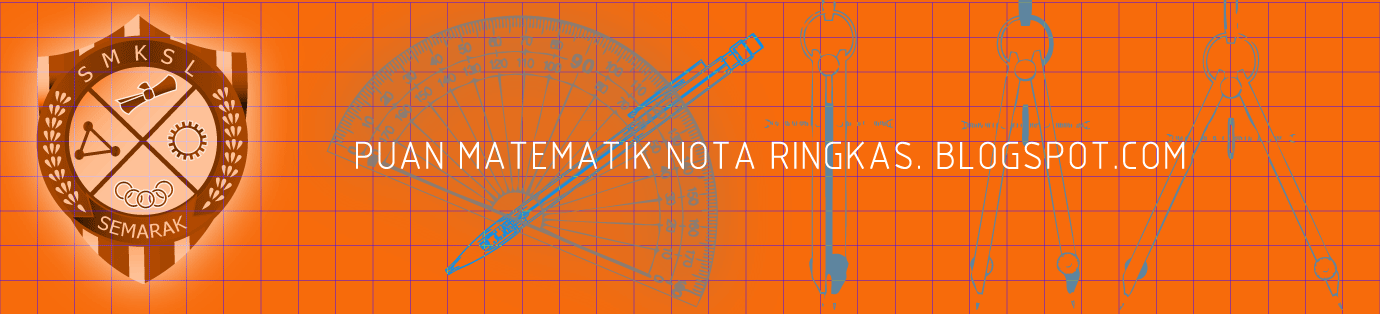 Puan Matematik Nota Ringkas