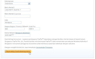 Data Pribadi Paypal