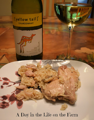 Yellowtail Wine with Instant Pot Chicken and Rice