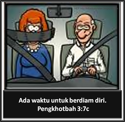 Time to be Silent  Pengkhotbah 3:7c ~ HEP