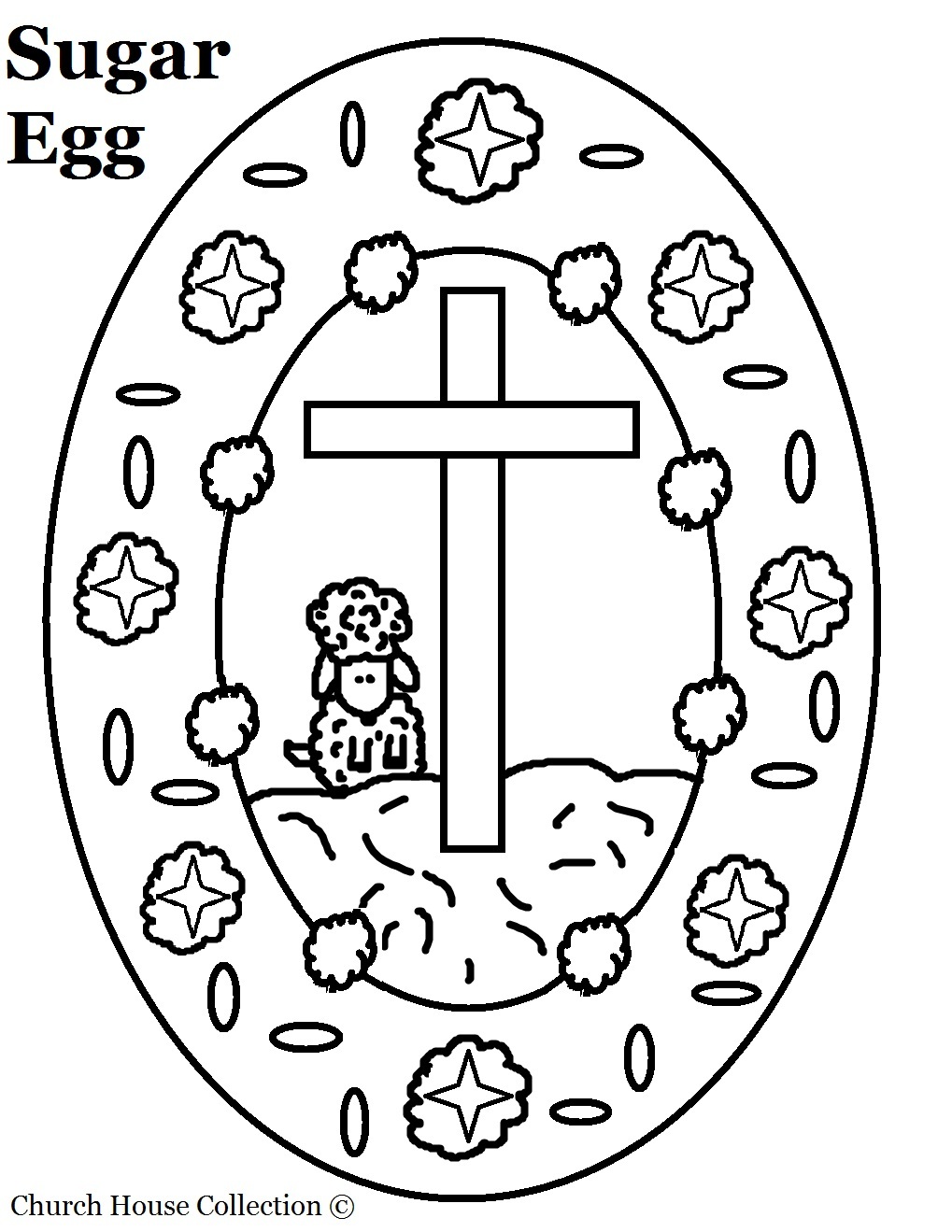 Easter Online Coloring Pages Page 1 The Color - easter egg coloring pages