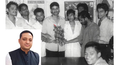 অল্প বয়সেই হাসান মনসুর রাজপথে নেমে পড়েছিলেন হাসান মনসুর।