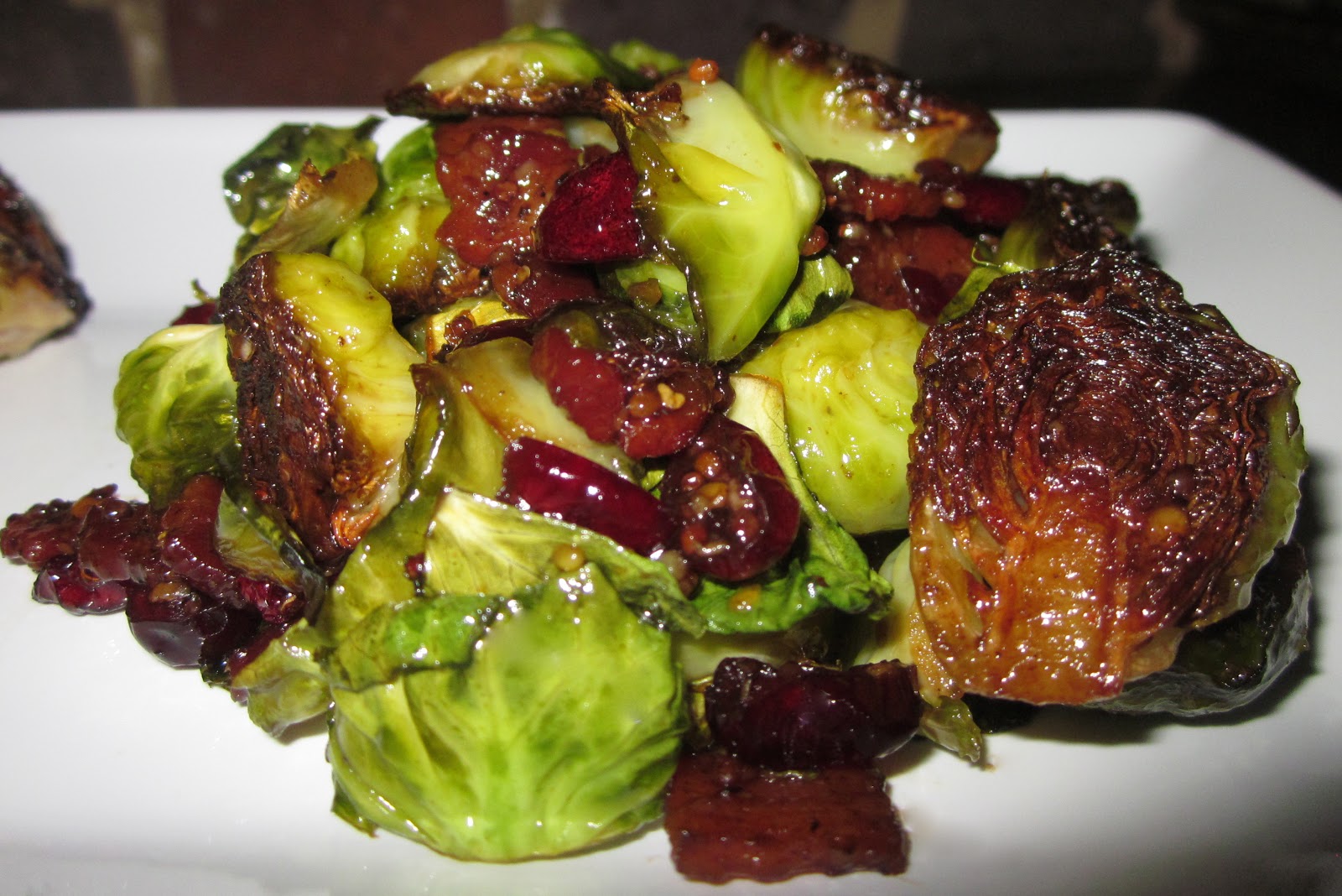 Fried Brussels Sprouts With Shallots, Honey, And Balsamic Vinegar Recipe — Dishmaps