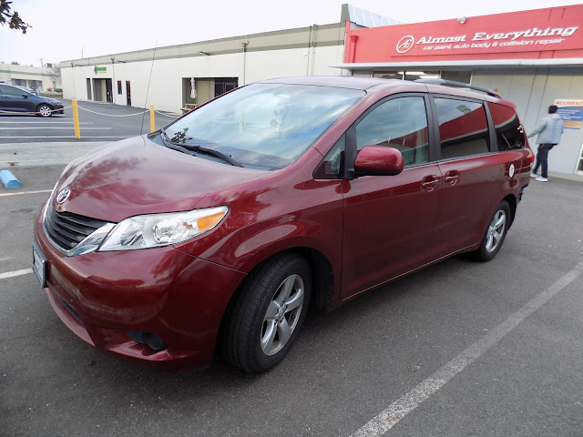 2011 Toyota Sienna-Before work was done at Almost Everything Autobody