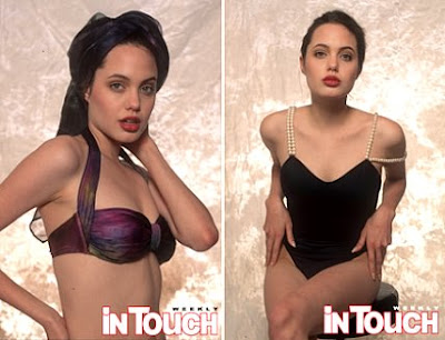 In Touch magazine released some found pictures videos of Angelina Jolie 