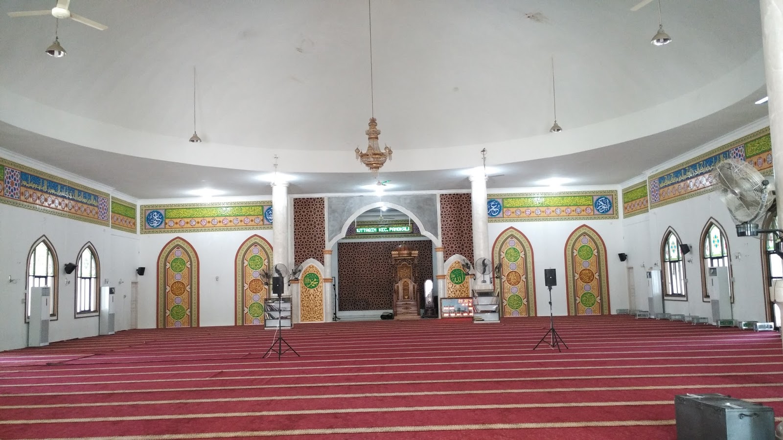 Kaligrafi Masjid Raya Pangkalan Kerinci Riau - Penulis 