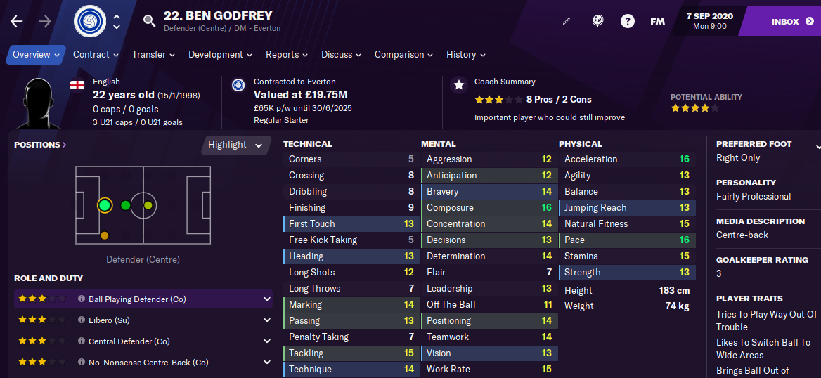 FM21 Ben Godfrey