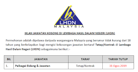 jawatan kosong lembaga getah malaysia 2019