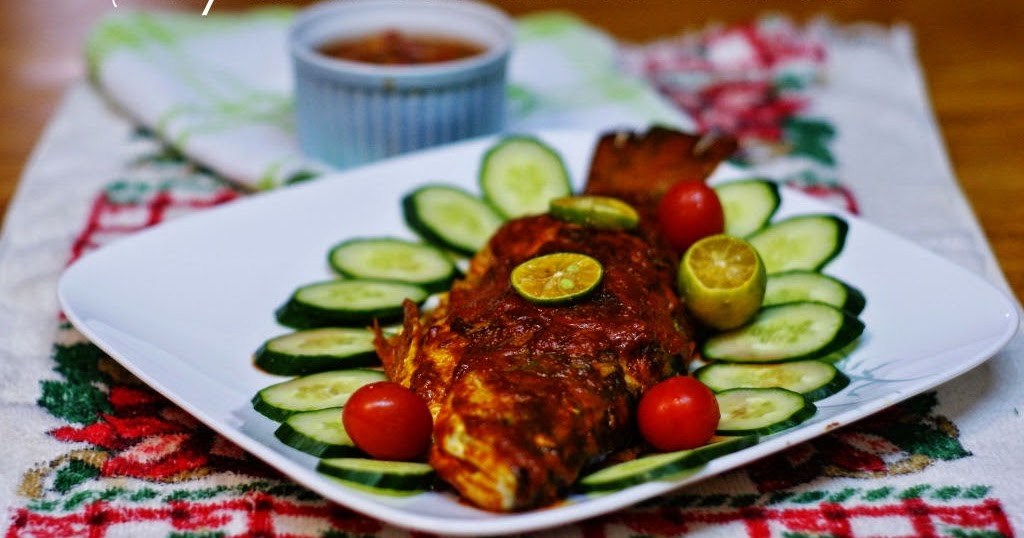 Resepi Ikan Siakap Bakar Bersama Air Asam Budu - TERATAK 