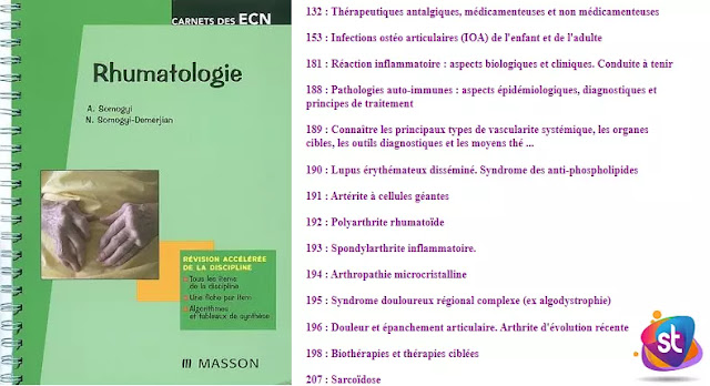 Carnet des ECN Rhumatologie PDF