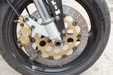 Cagiva Mito 125 Brake disc wear limits