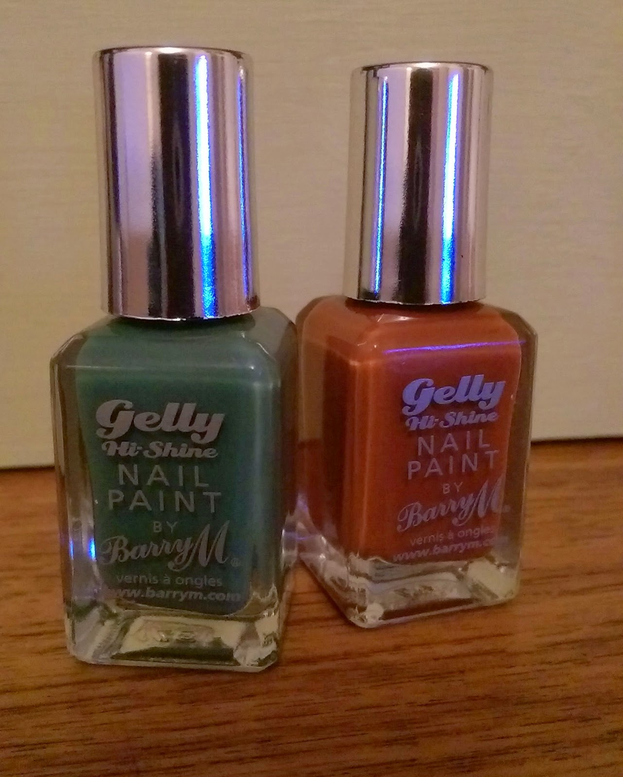 Autumnal Tones from Barry M A/W Collection
