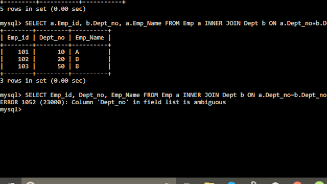 SQL; My SQL; SQL Joins