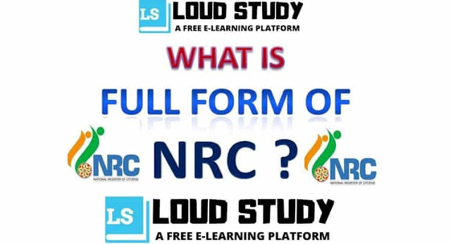 What is the Full Form of NRC