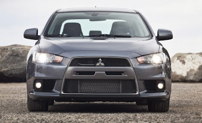 2010 Mitsubishi Lancer Evolution MR Touring Front View