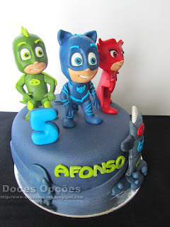 bolo aniversário PJ Masks disney junior