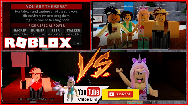 Roblox Gameplay Flee The Facility The Evil Beast Unicorn And Beast Flower Steemit - portal 2 in roblox preview beta youtube
