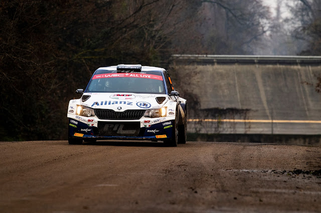 Skoda Fabia R5 rally car