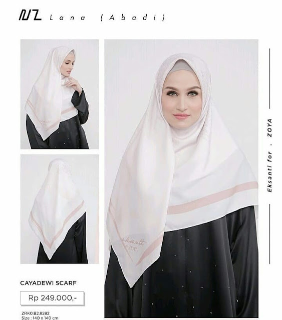 eksanti for zoya, zoya 2018, scarf zoya 2018, scarf edisi lebaran, scarf zoya terbaru 2018, katalog zoya 2018