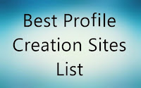 profile creation websites,