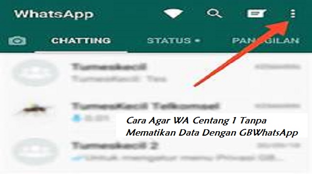 Cara Agar WA Centang 1 Tanpa Mematikan Data