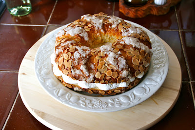 Roscón de reis amb nata