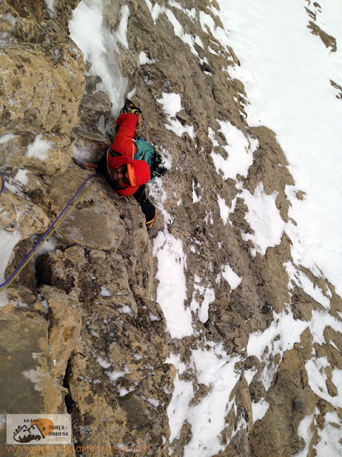 hielo en pirineos