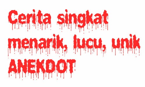 Contoh Anekdot Yang Menyindir - Gambar Con