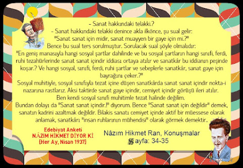 #NâzımHikmetRan #Konuşmalar