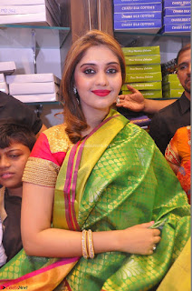 Surabhi looks stunning in Saree at Nakshatra Fashion Store Launch at Suchitra X Road 17.JPG