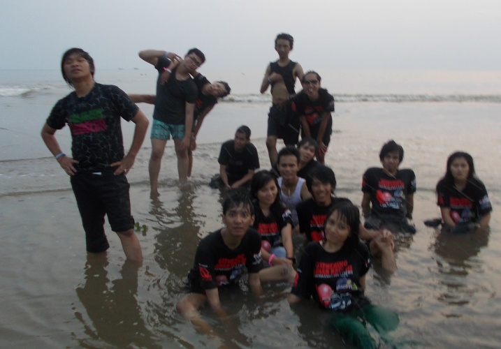 Foto CDP Team KACI di Pantai