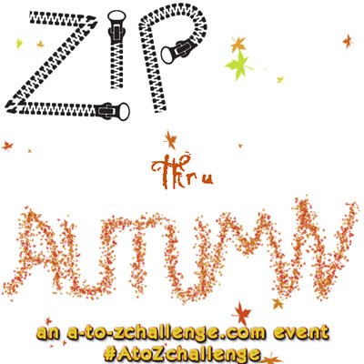 Zip Thru Autumn #atozchallenge event