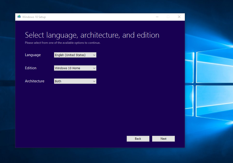 Windows 10 ISO 32 bit and 64 bit media creation tool Now Available ...