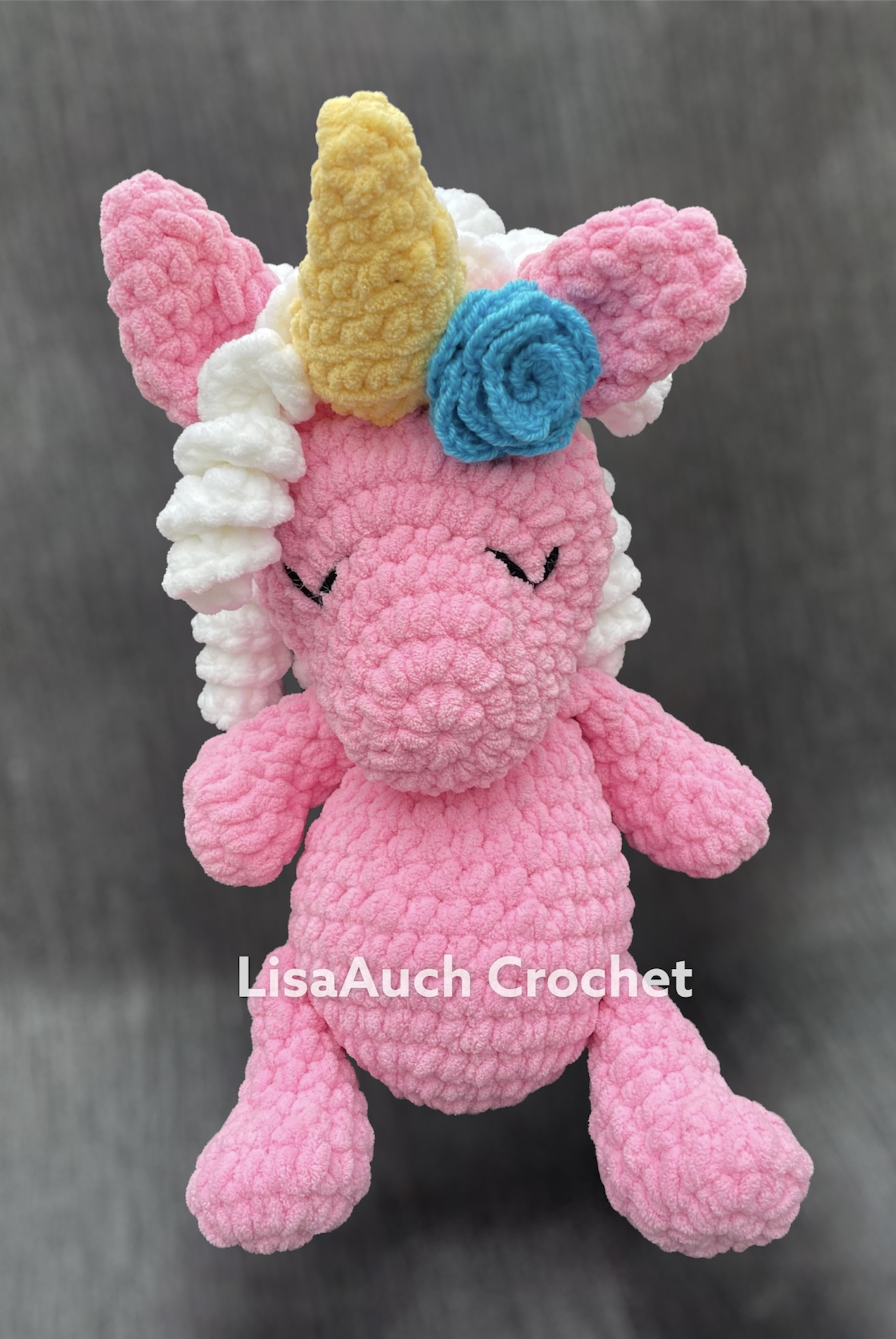 Plush Stuffed Unicorn Amigurumi Crochet Toy Pattern 