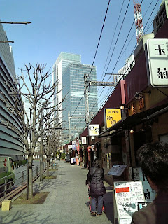 railroad overpass at yurakucho