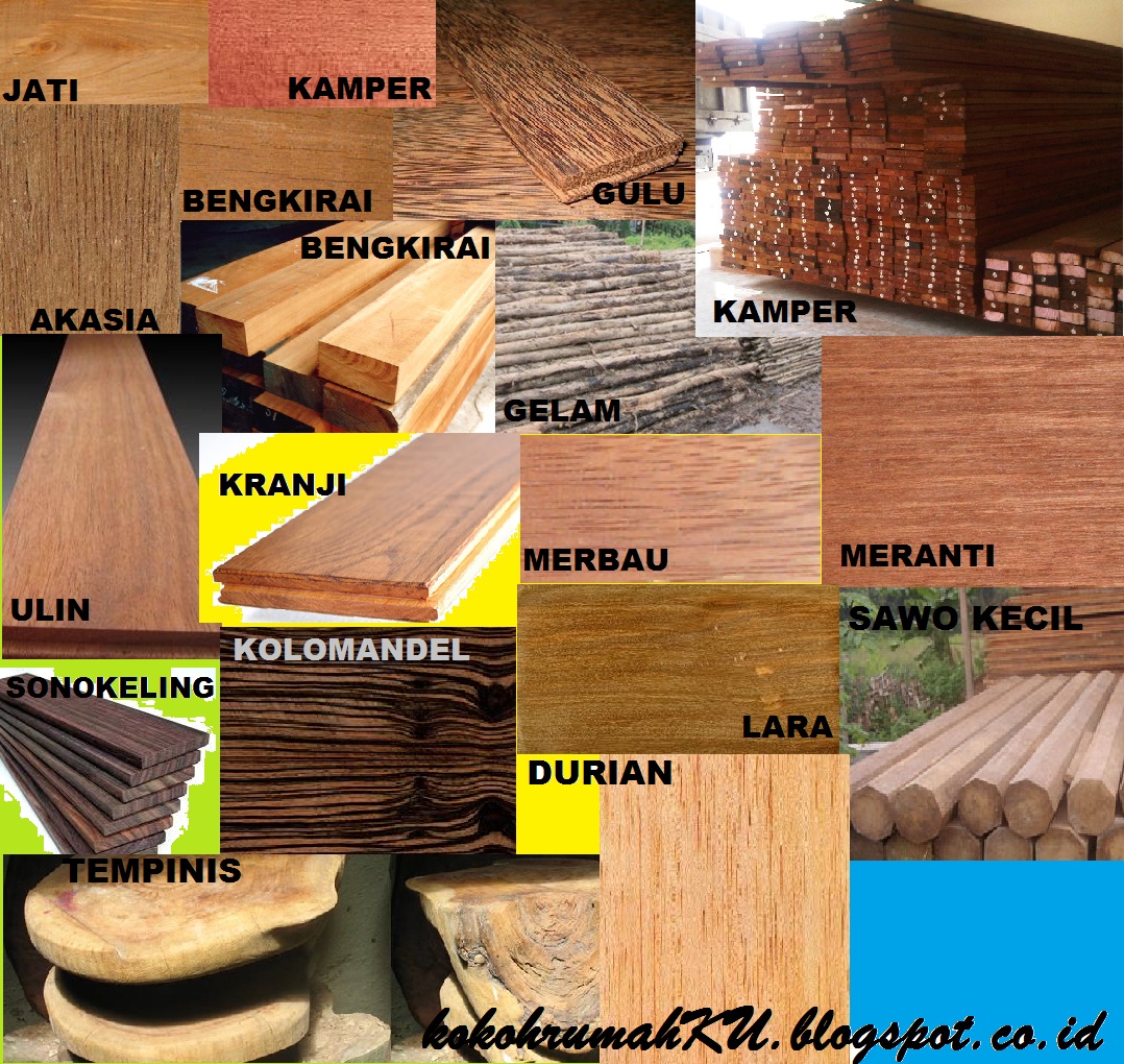Jenis kayu se-indonesia paling kuat untuk bangunan 