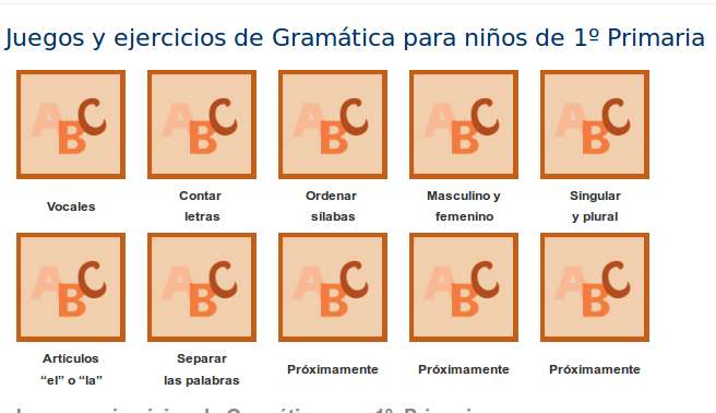 http://www.mundoprimaria.com/juegos-lenguaje/juegos-ejercicios-gramatica-1o-primaria