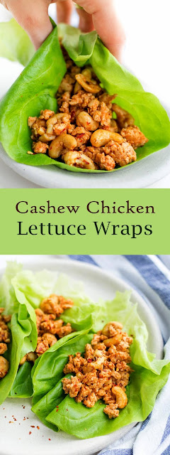 Cashew Chicken Lettuce Wraps