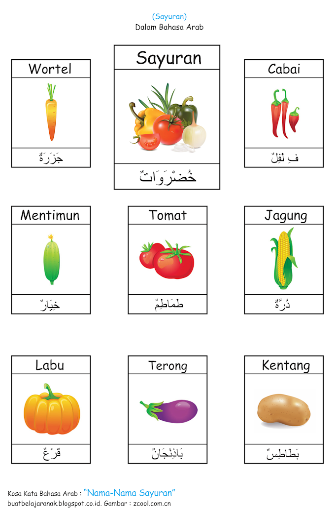 Kosa Kata Nama Buah Buahan Dalam Bahasa Arab