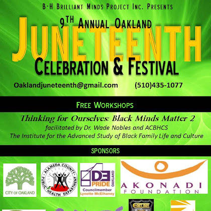 West Oakland Juneteenth, Saturday, June 25, 3233 Market, between San Pablo and Market