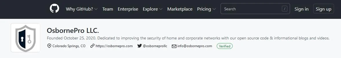 GitHub OsbornePro LLC