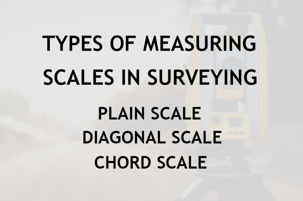 TYPES OF MEASURING SCALES - SURVEYING - STUDYCIVILENGG.COM