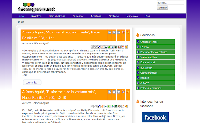 Interrogantes.net un clásico en internet